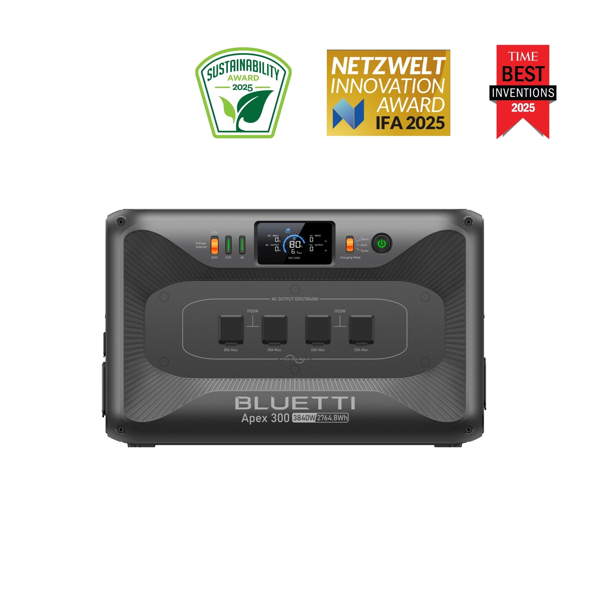 Apex 300 Versatile Power Station | 3,840W, 2,764.8Wh